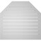 Ekena Millwork Octagonal Top Surface Mount PVC Gable Vent w/ 2"W x 2"P Brickmould Sill Frame, 34"W x 32"H GVPOT34X3203SF - alternate 4